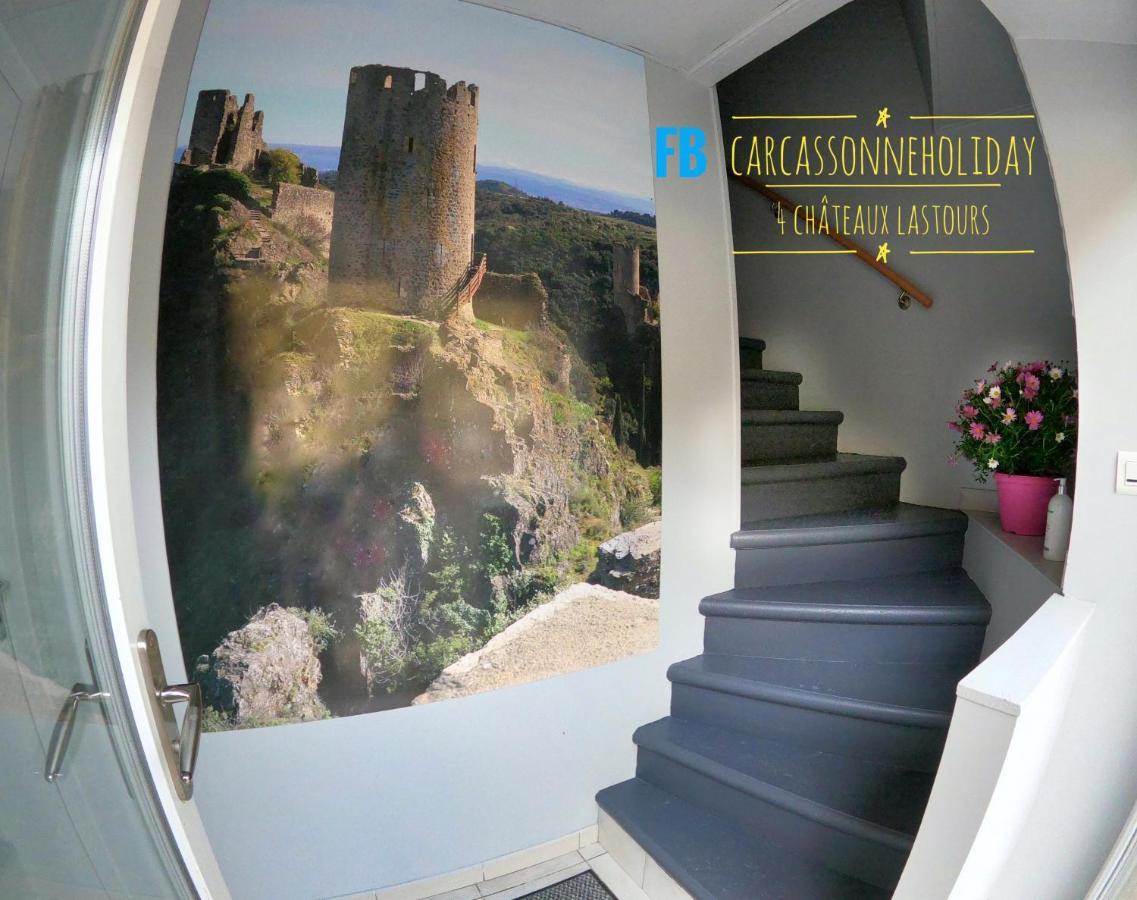 3 Star Surdespine Historic 4 Chateaux Lastours Air Conditioned Luaran gambar